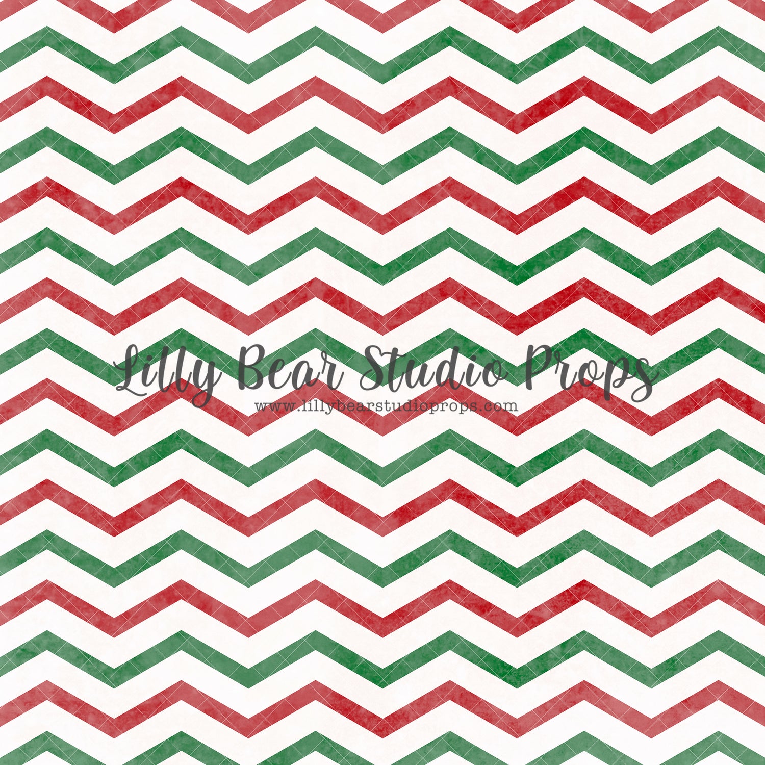 Textured Red & Green Candy Cane Chevron - Lilly Bear Studio Props, chevron, FABRICS, green chevron, red and green chevron, red green chevron, zig zag