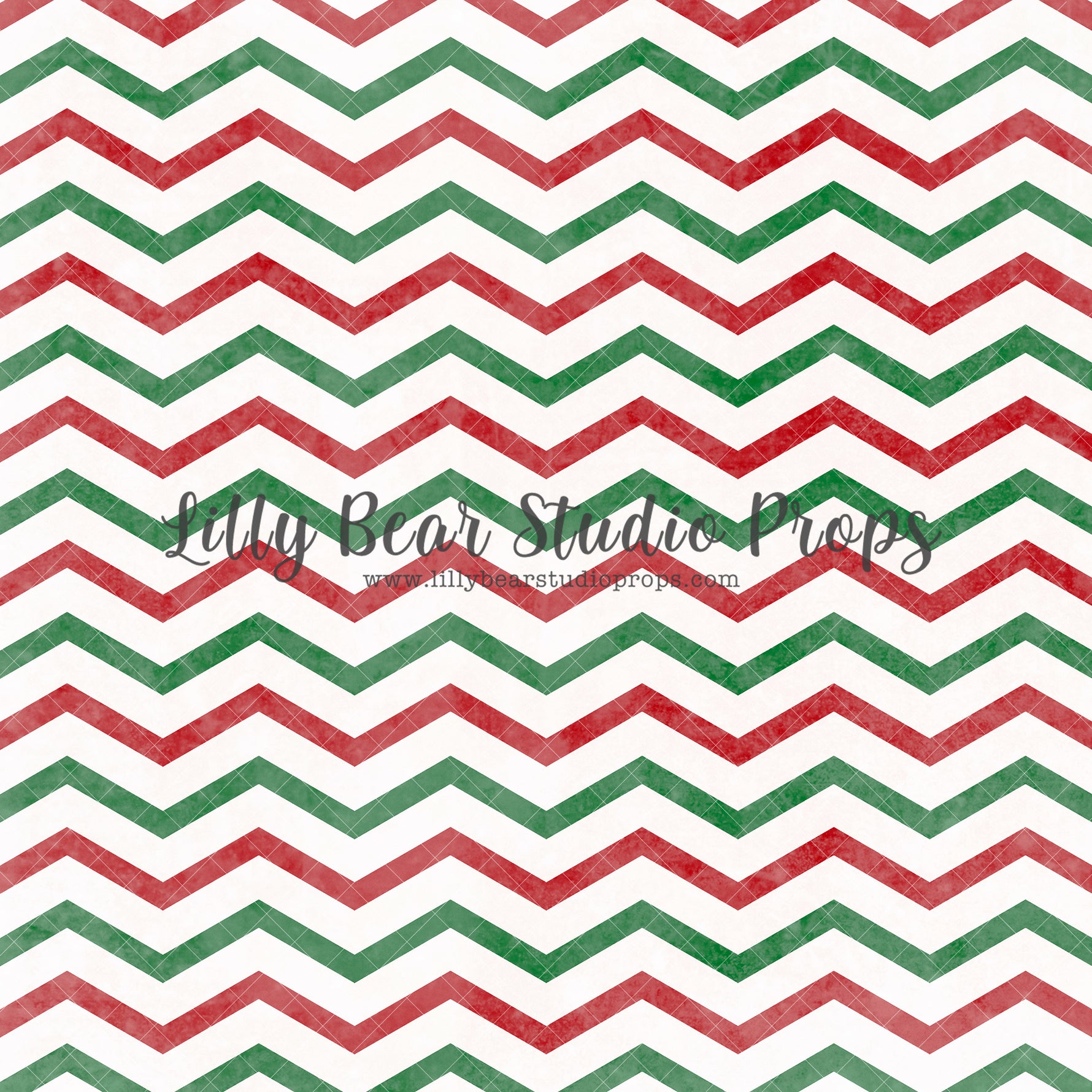 Textured Red & Green Candy Cane Chevron - Lilly Bear Studio Props, chevron, FABRICS, green chevron, red and green chevron, red green chevron, zig zag