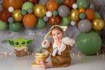 The Child - Lilly Bear Studio Props, baby yoda, boho balloon garland, boho balloons, boho chic, boho fall, boho garland, boho greenery, boho pastel rainbow, boho rainbow, boy rainbow, green balloons, metallic green balloons, neutral rainbow, pastel green balloons, rainbow garland, safari, scandi, scandinavian, scandinavian rainbow garland, spring scandinavian, star wars, urban, yoda, yoda one, yoda star wars