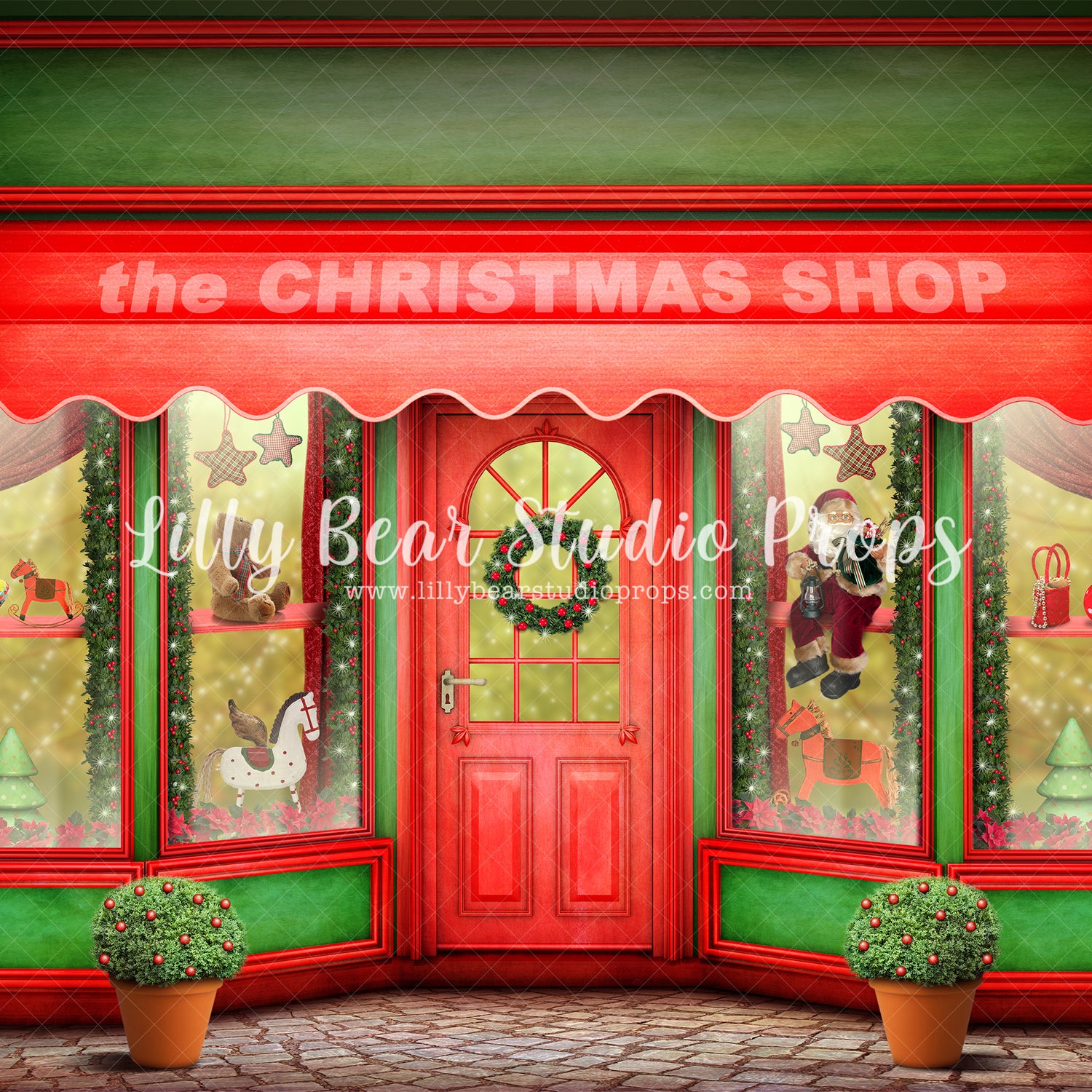 The Christmas Shop by Lilly Bear Studio Props sold by Lilly Bear Studio Props, christmas - holiday