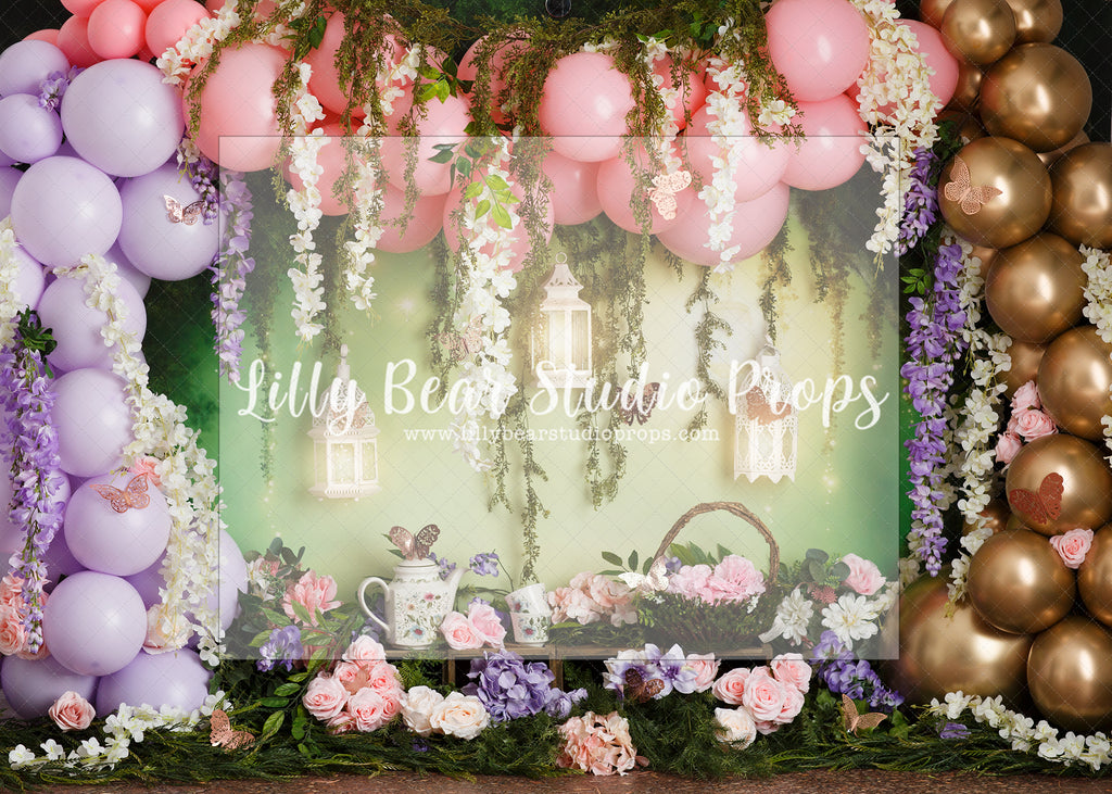 The Fairy Garden - Lilly Bear Studio Props, butterfly, fairy, floral, garden tea party, girls, princess, tea party, woodland