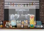 The Garage - Lilly Bear Studio Props, auto shop, car, cars, FABRICS, little traveller, route 66, street lights, travel, traveller, world traveler