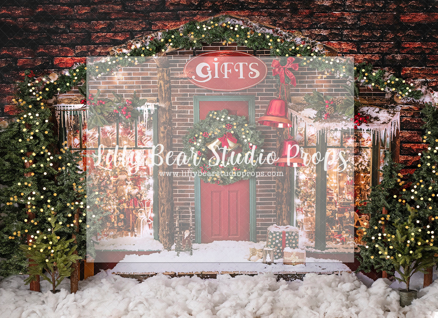 The Gift Exchange - Lilly Bear Studio Props, christmas, Cozy, Decorated, Festive, Giving, Holiday, Holy, Hopeful, Joyful, Merry, Peaceful, Peacful, Red & Green, Seasonal, Winter, Xmas, Yuletide