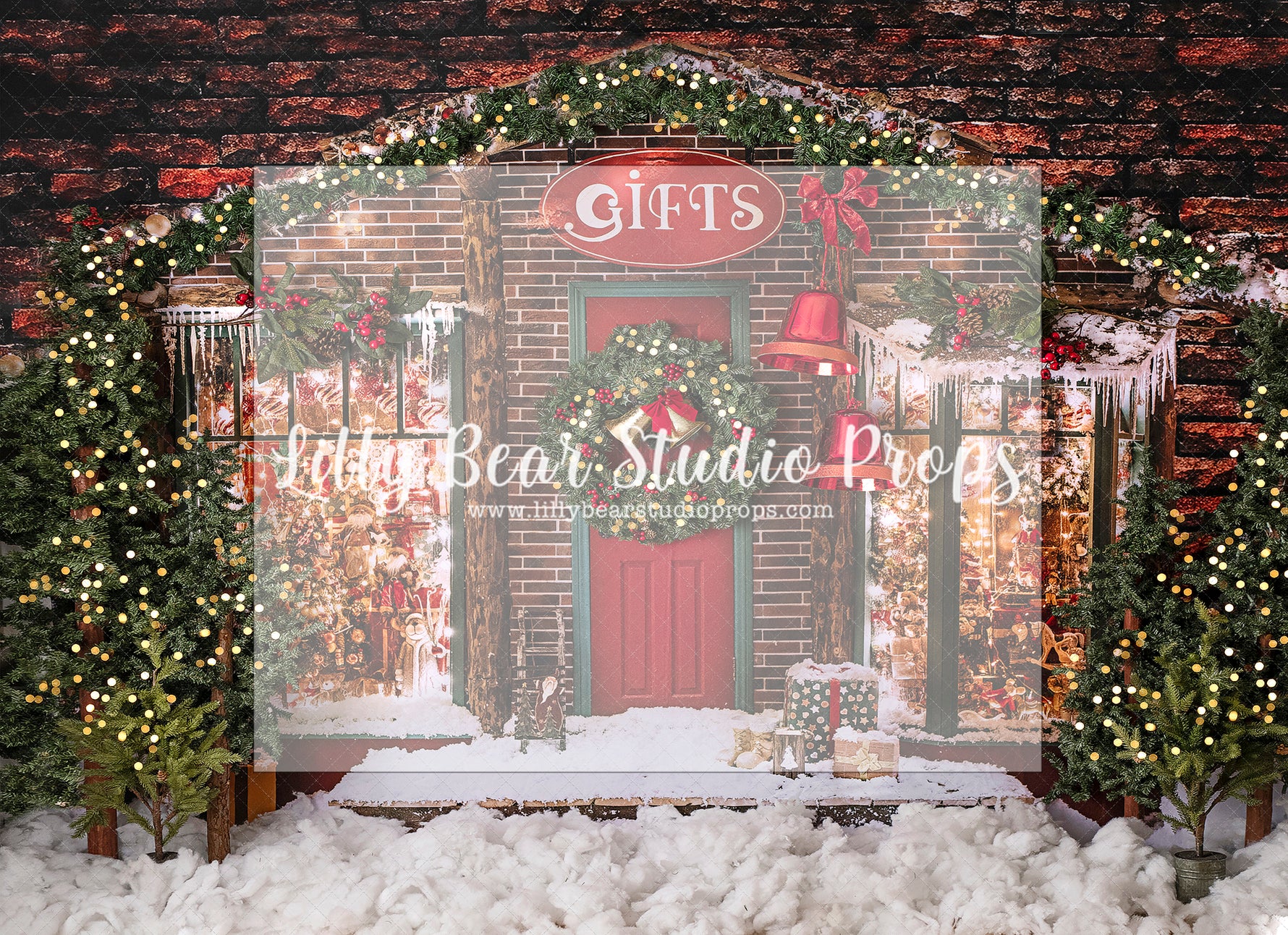 The Gift Exchange - Lilly Bear Studio Props, christmas, Cozy, Decorated, Festive, Giving, Holiday, Holy, Hopeful, Joyful, Merry, Peaceful, Peacful, Red & Green, Seasonal, Winter, Xmas, Yuletide