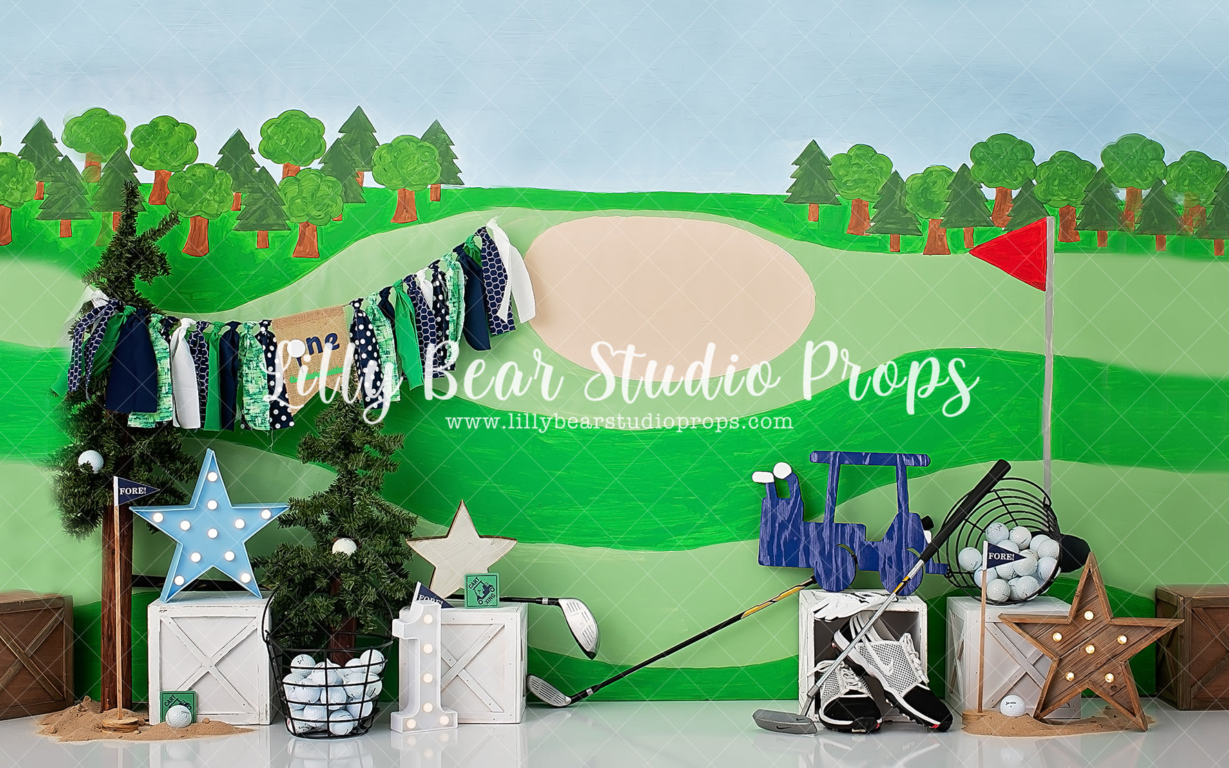 The Golf Club - Lilly Bear Studio Props, country club, course, golf, golf balls, golf cart, golf club, golf country club, golf course, golf shoes, golf star, hole in one, put, stars