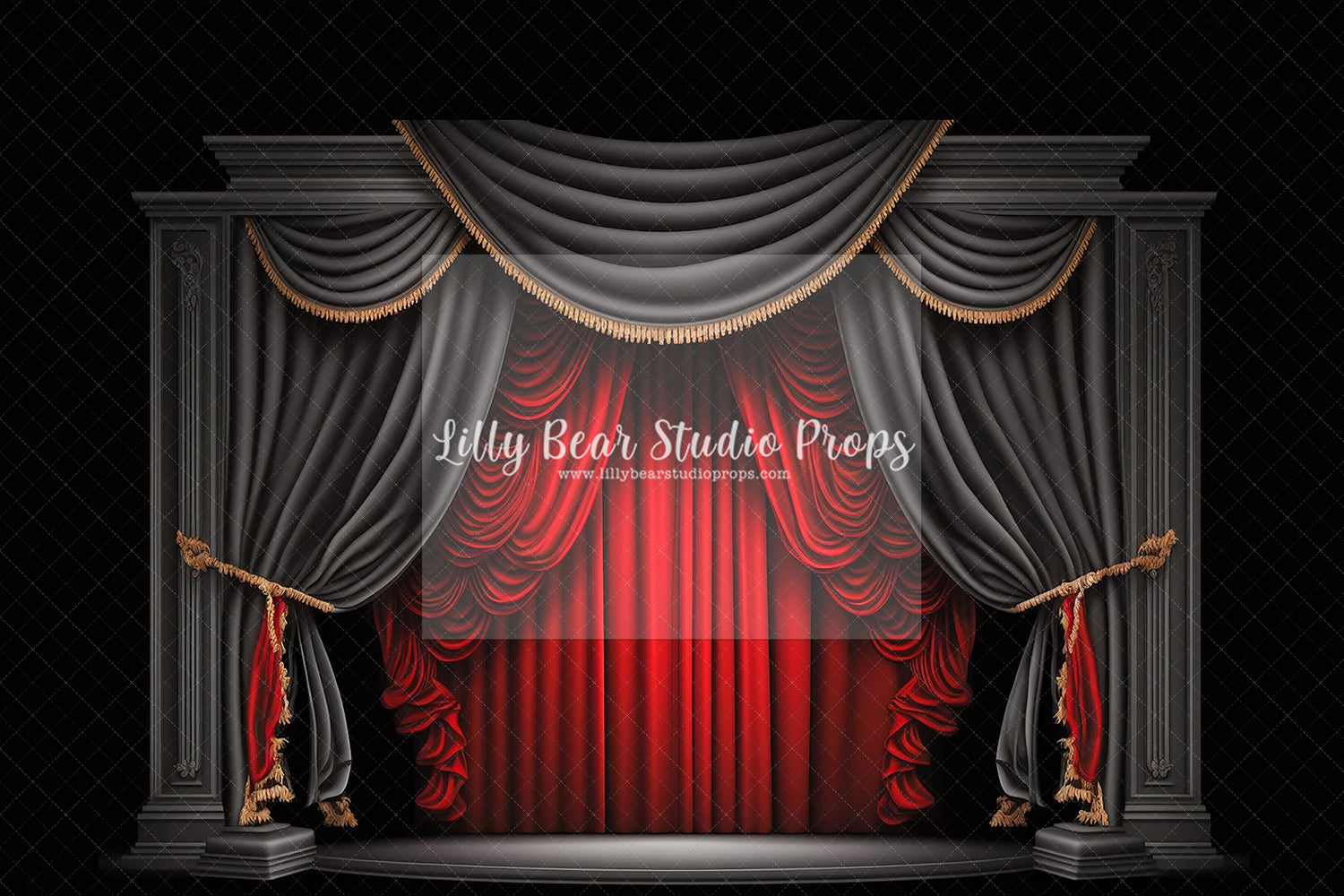 The Red Curtains Up