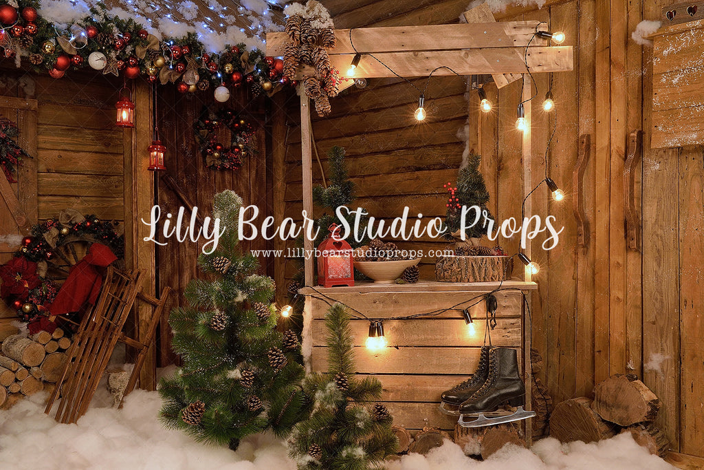 The Snow Lodge by Lilly Bear Studio Props sold by Lilly Bear Studio Props, christmas - holiday