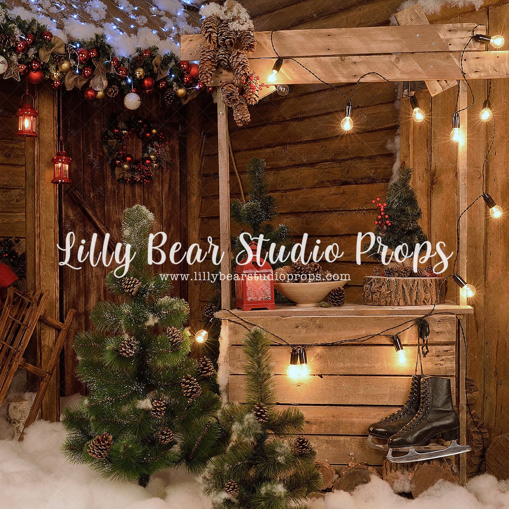 The Snow Lodge by Lilly Bear Studio Props sold by Lilly Bear Studio Props, christmas - holiday