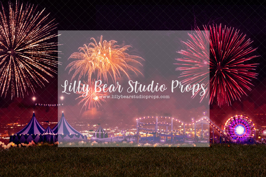 The Stranger Things Summer - Lilly Bear Studio Props, circus fair, circus tent, fireworks, lets go to the circus, night time, stranger things, summer