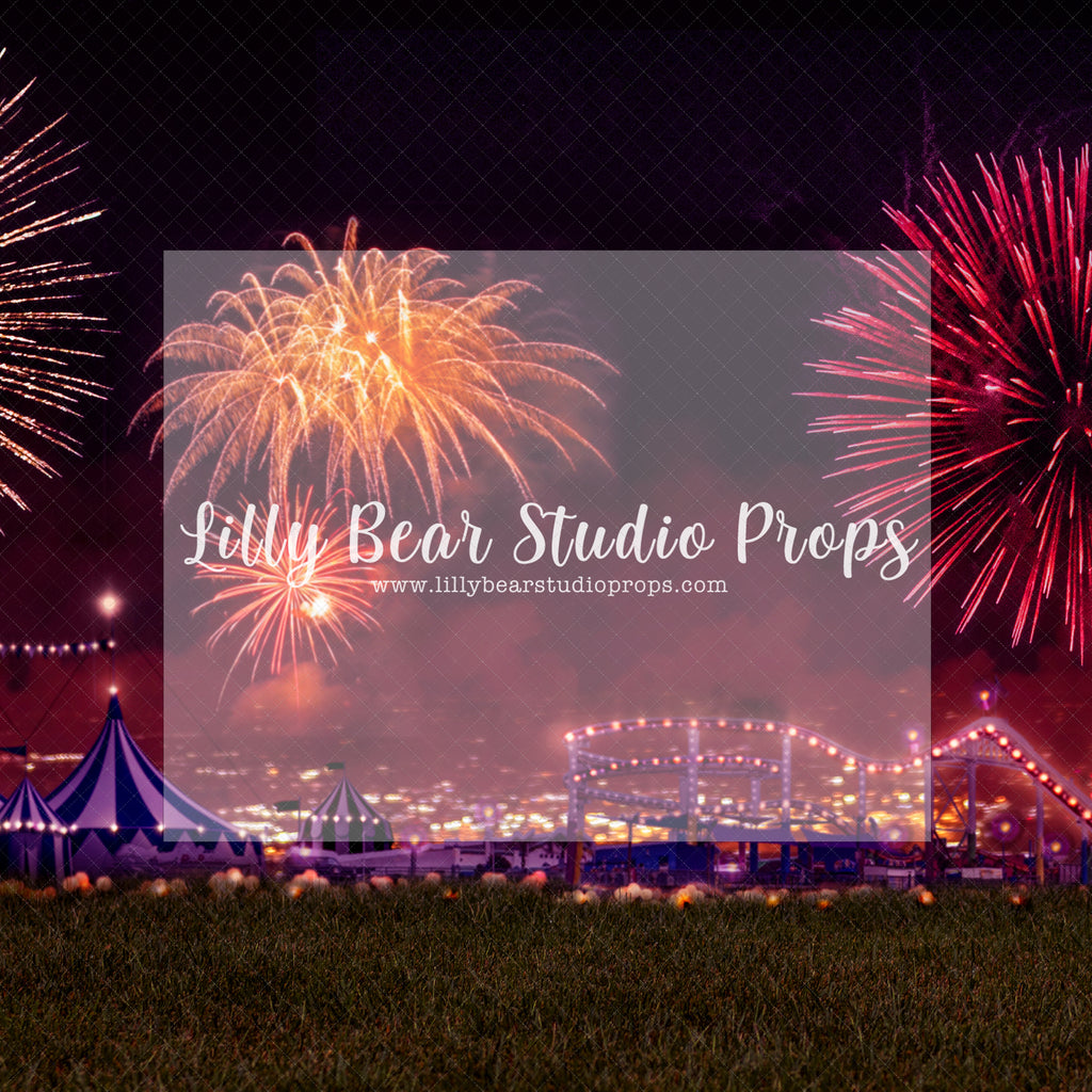 The Stranger Things Summer - Lilly Bear Studio Props, circus fair, circus tent, fireworks, lets go to the circus, night time, stranger things, summer