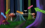 This Way To Wonderland by Jessica Ruth Photography sold by Lilly Bear Studio Props, alice - alice in wonderland - cards