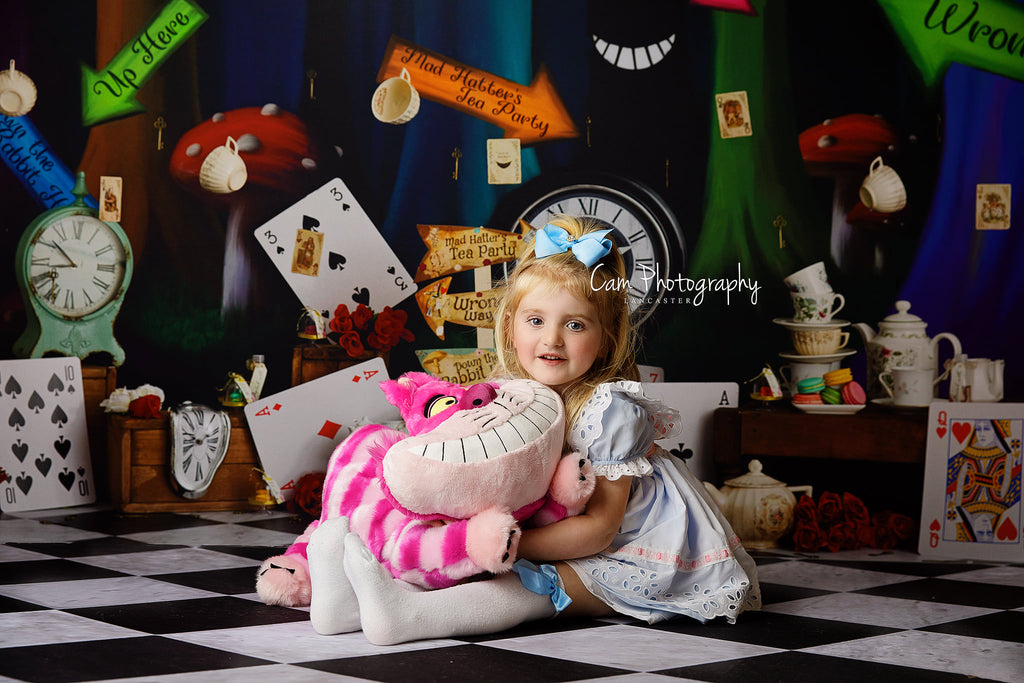 Mad Hatters Tea Party by Jessica Ruth Photography sold by Lilly Bear Studio Props, alice - alice in wonderland - cards