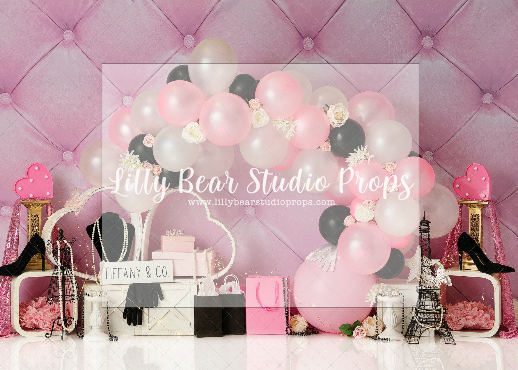 Tiffany - Lilly Bear Studio Props, breakfast at tiffany's, chanel, coco chanel, designer fashion, diamonds, fashion, fashion boutique, fashion designer, fashion diva, fashion store, fashionista, paris, pearls, pink and black, Tiffany & Co., tiffany & co. store