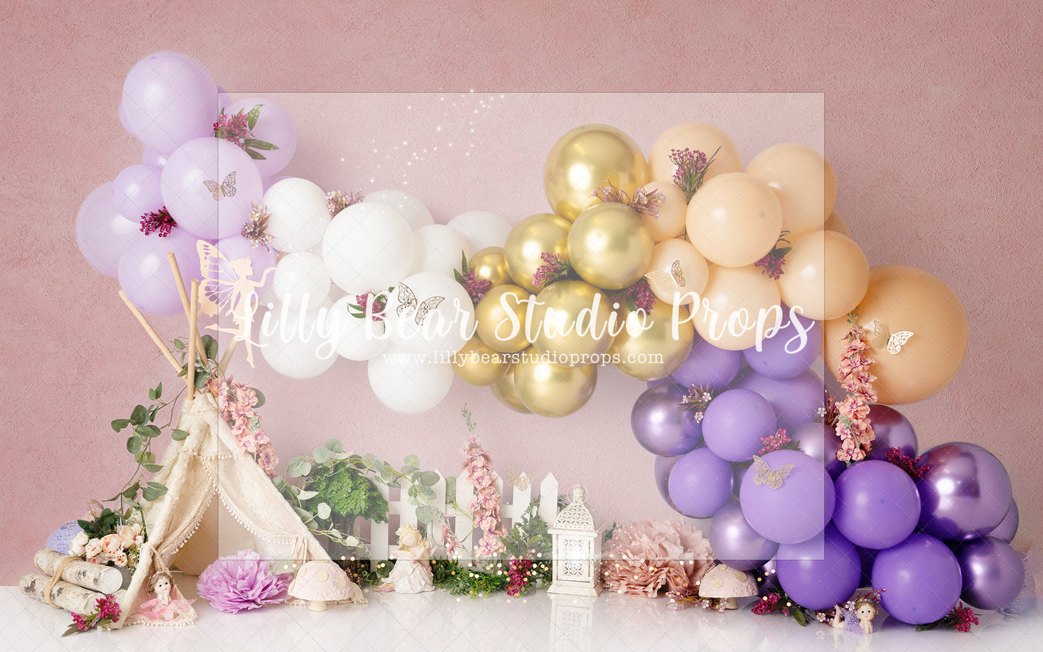Tinkerbell's Fairy Garden - Lilly Bear Studio Props, 
