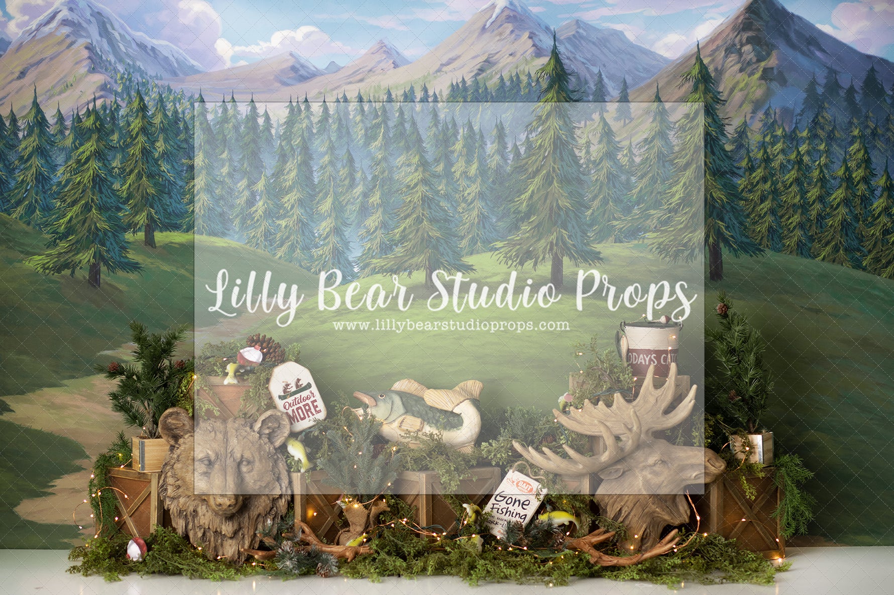 Todays Catch - Lilly Bear Studio Props, fish, fisherman, fishermans wharf, fishing, fishing cabin, fishing dock, fishing rod, gone fishing