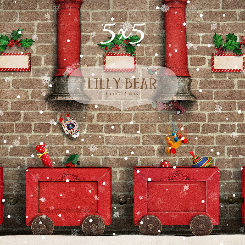Toy Workshop by Lilly Bear Studio Props sold by Lilly Bear Studio Props, christmas - FABRICS - factory - seasonal - toy