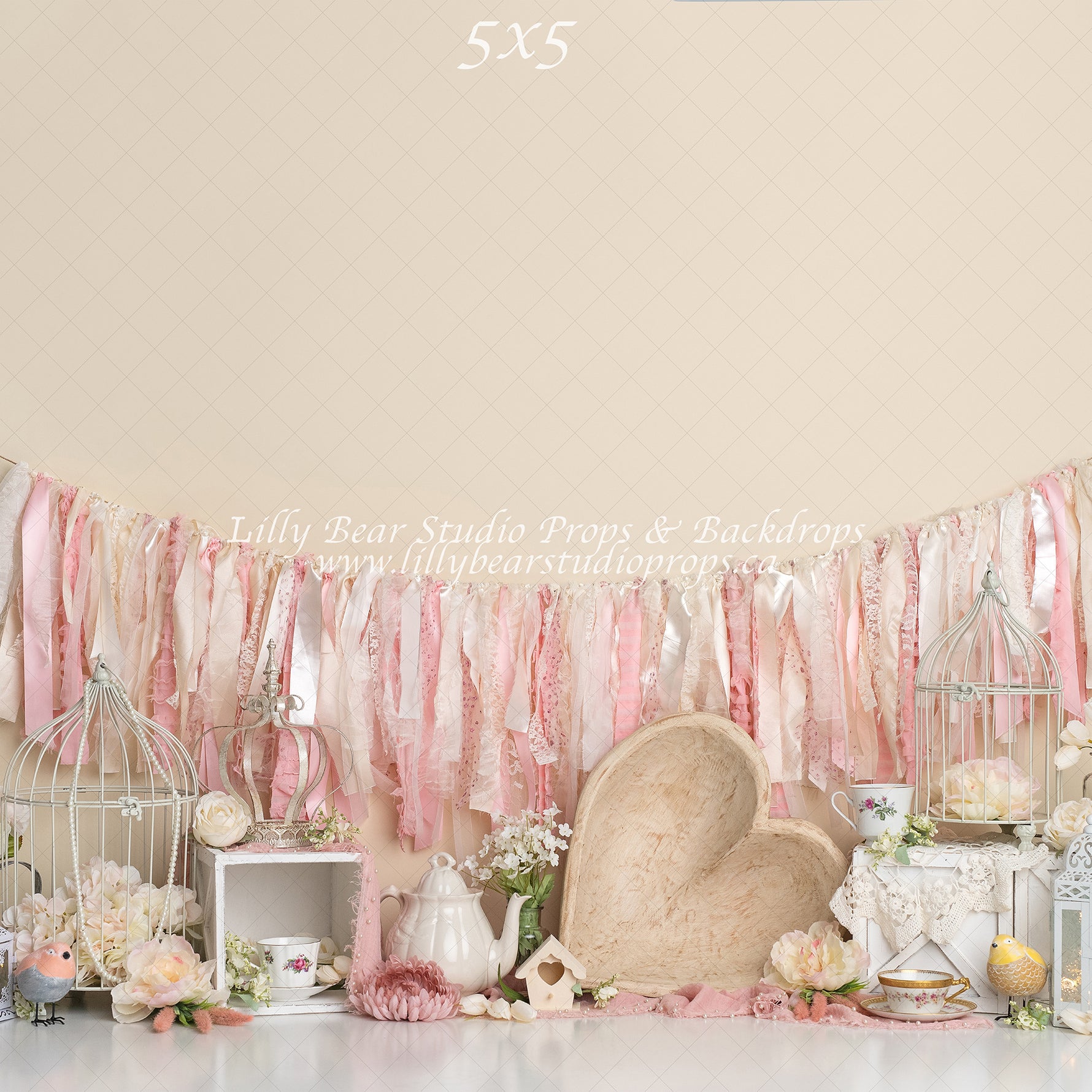 Tracy's Tea Room by Sweet Memories Photos By Carolyn sold by Lilly Bear Studio Props, bird cage - birds - birthday - ca