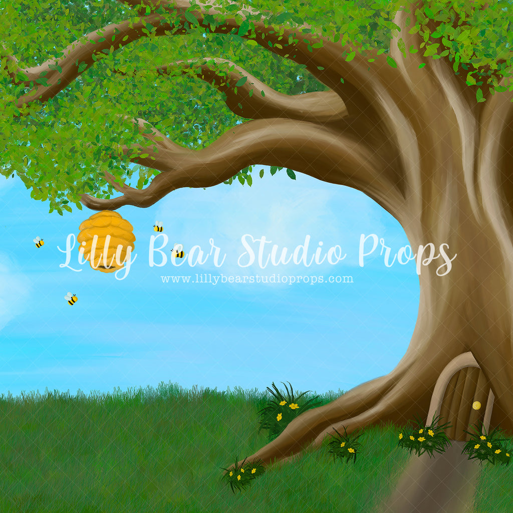 Tree House by Jessica Ruth Photography sold by Lilly Bear Studio Props, bees - FABRICS - fantasy - hundred acre wood