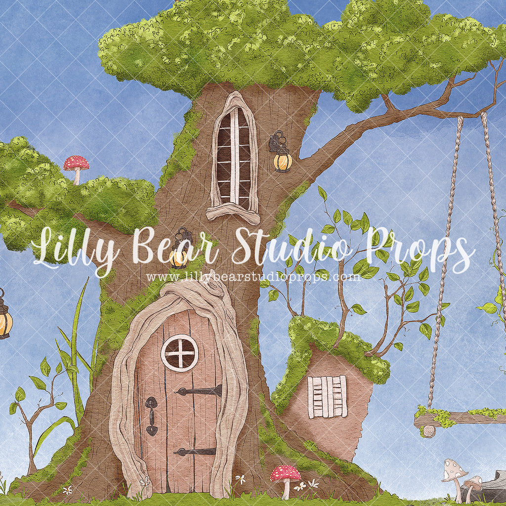 Fairy Tree House - Lilly Bear Studio Props, fairy, fairy cottage, fairy dust, fairy garden, fairy light, fairy princess, fairy tale, fairy tale clothing, fairyland, fairytale