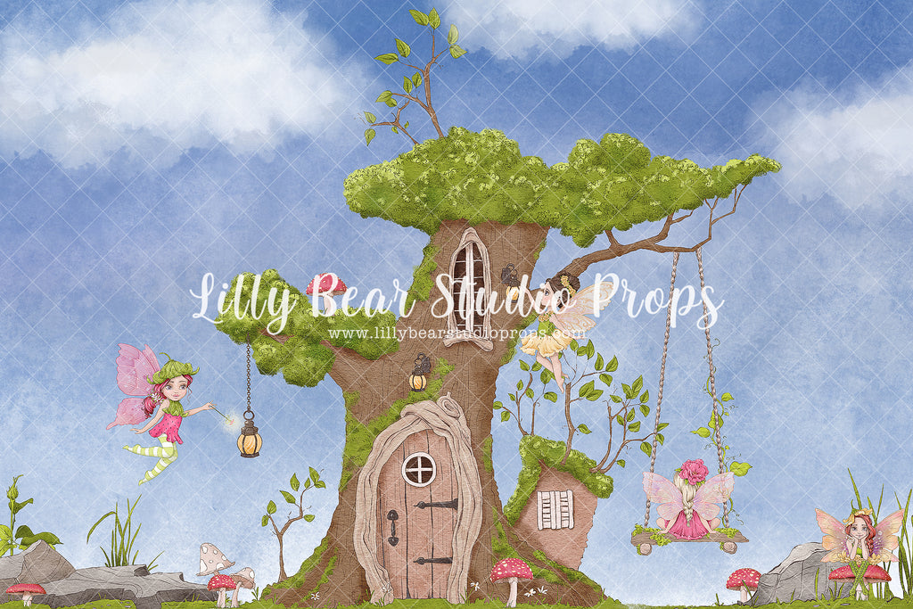 Fairy Tree House Friends - Lilly Bear Studio Props, fairy, fairy cottage, fairy dust, fairy garden, fairy light, fairy princess, fairy tale, fairy tale clothing, fairyland, fairytale