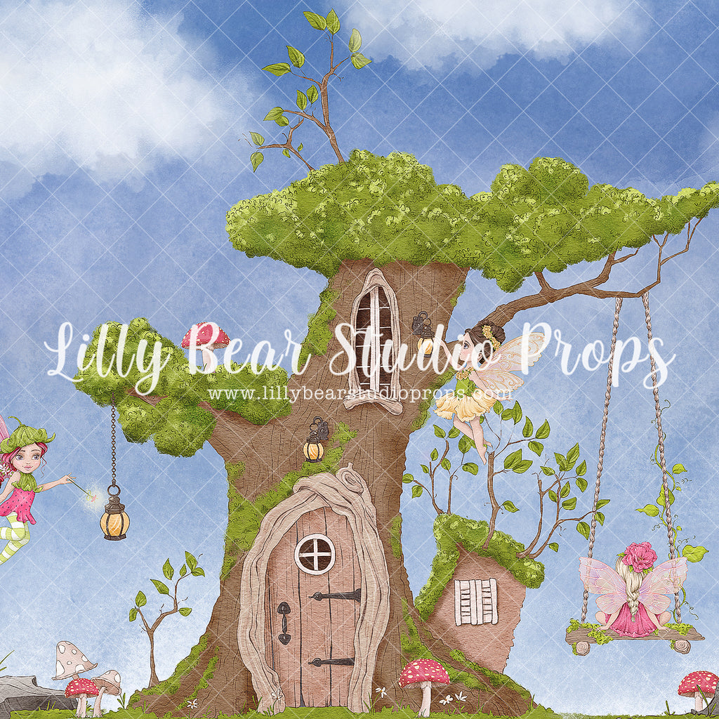 Fairy Tree House Friends - Lilly Bear Studio Props, fairy, fairy cottage, fairy dust, fairy garden, fairy light, fairy princess, fairy tale, fairy tale clothing, fairyland, fairytale