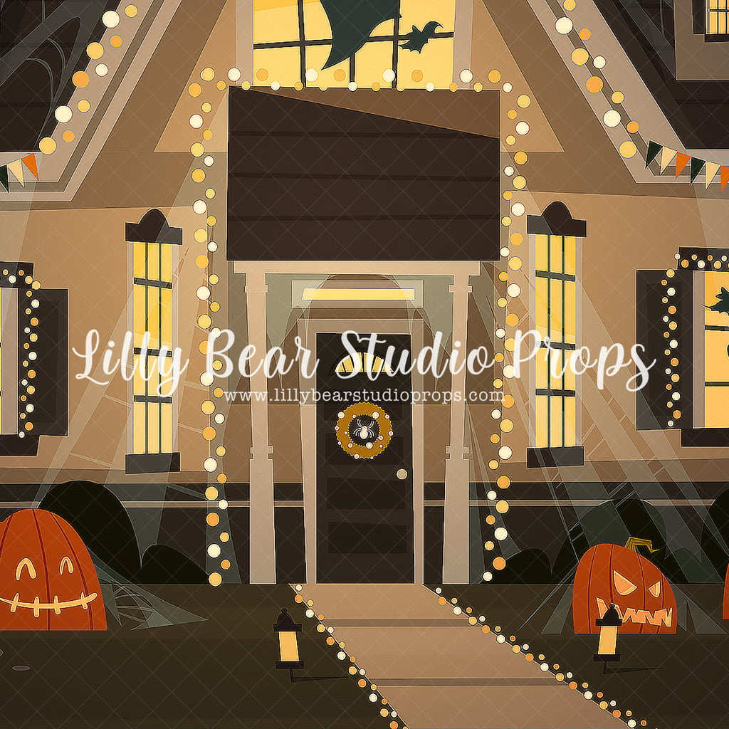 Trick or Treat House by Lilly Bear Studio Props sold by Lilly Bear Studio Props, boy pumpkin - candles - carved pumpkin