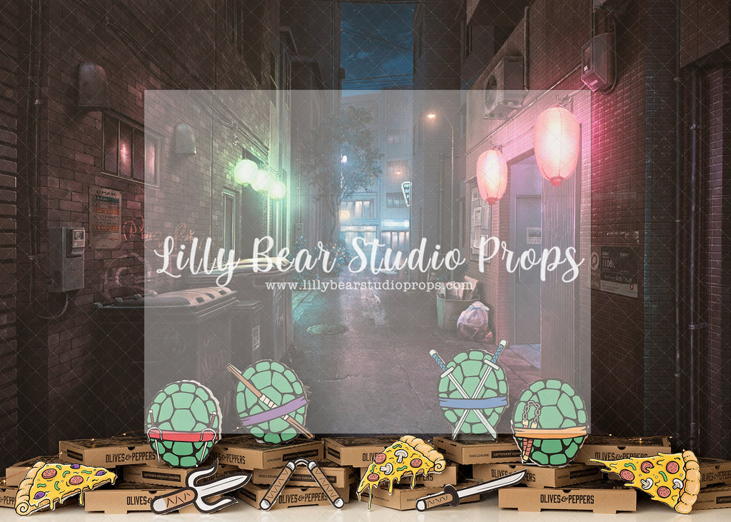 Turtle Power - Lilly Bear Studio Props, FABRICS, kowabunga, little superhero, ninja turtle alley, pizza, superhero, superheros, teenage mutant nija turtles, tmnt, turtles