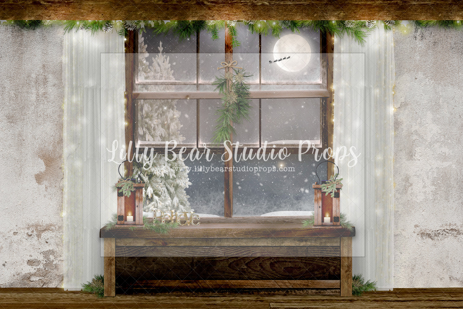 Tuscan Night Window - Lilly Bear Studio Props, boho christmas fireplace, candles, candy cane, christmas, christmas fireplace, christmas snow, christmas train, christmas tree farm, Cozy, Decorated, Fabric, FABRICS, Festive, fireplace, Giving, Holiday, Holy, Hopeful, Joyful, lollipops, Merry, Peaceful, Peacful, Red & Green, santa, santa candy cane, Seasonal, train tracks, tree farm, white fireplace, winter, wreath, Xmas, Yuletide