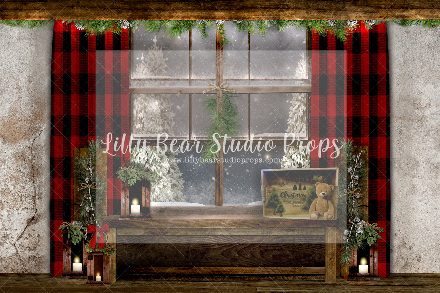 Tuscan Plaid Loft - Lilly Bear Studio Props, boho christmas fireplace, candles, candy cane, christmas, christmas fireplace, christmas snow, christmas train, christmas tree farm, Cozy, Decorated, Fabric, FABRICS, Festive, fireplace, Giving, Holiday, Holy, Hopeful, Joyful, lollipops, Merry, Peaceful, Peacful, Red & Green, santa, santa candy cane, Seasonal, train tracks, tree farm, white fireplace, winter, wreath, Xmas, Yuletide