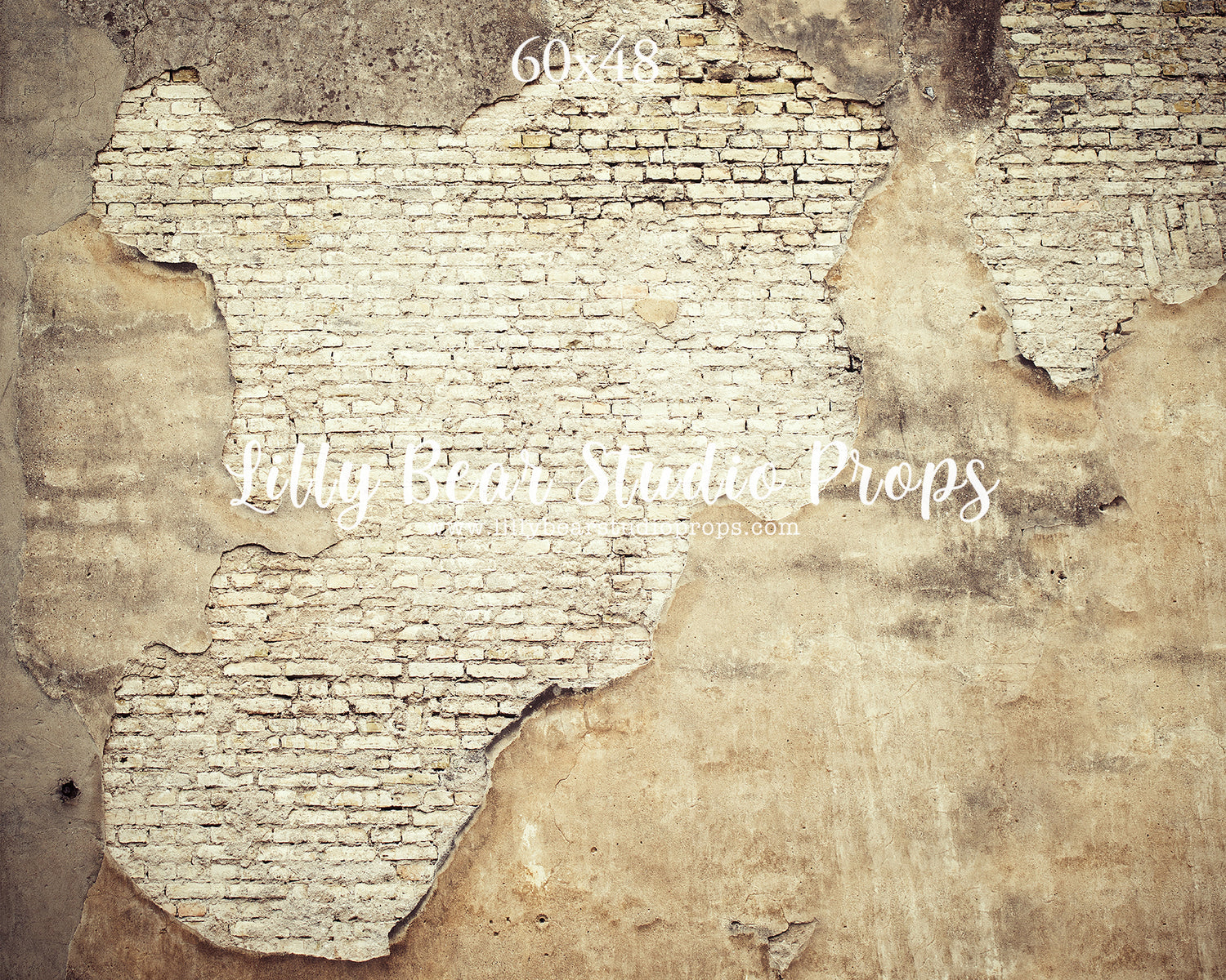 Tuscany Brick Wall by Lilly Bear Studio Props sold by Lilly Bear Studio Props, brick - Brick Wall - cracked brick - cre