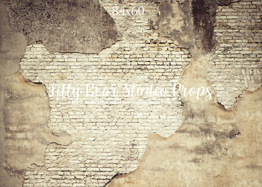 Tuscany Brick Wall by Lilly Bear Studio Props sold by Lilly Bear Studio Props, brick - Brick Wall - cracked brick - cre