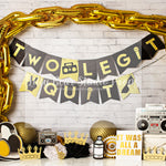 Two Leg it To Quit - Lilly Bear Studio Props, boom box, crown, FABRICS, gold chain, gold chain balloon, rap, rap city, rapper