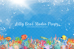 Under The Tropical Sea - Lilly Bear Studio Props, creatures, fish, octopus, sea, sea shell, sea turtle, sea weed, sea world, seashell, under the ocean, under the sea, under water, undersea, underwater, underwater bubbles, water
