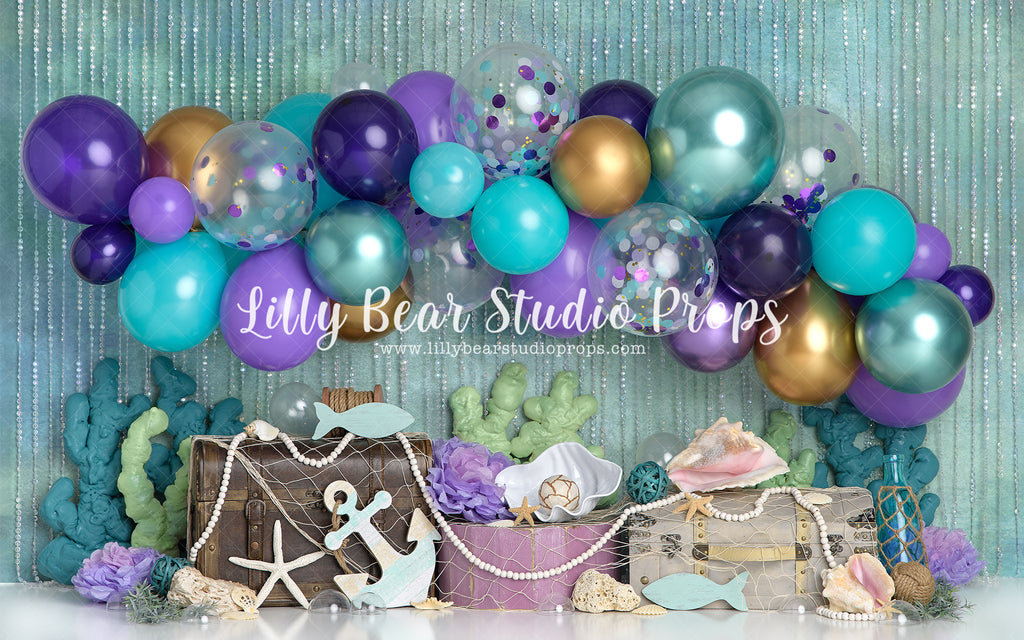 Underwater Dream by Sweet Memories Photos By Carolyn sold by Lilly Bear Studio Props, anchor - balloon - balloon garlan