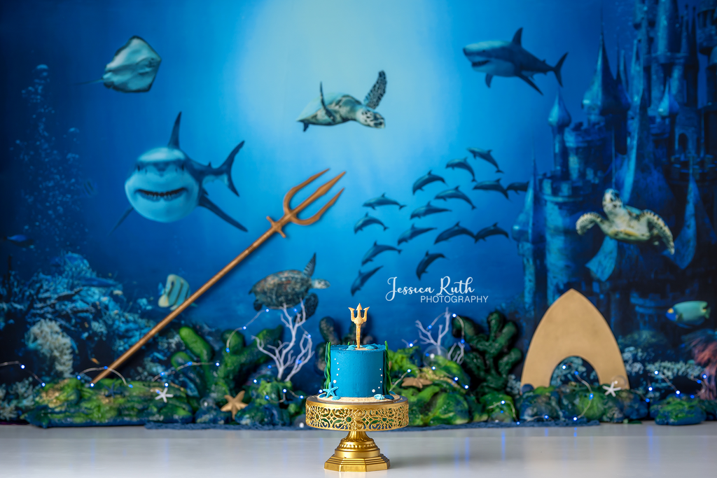Underwater Kingdom - Lilly Bear Studio Props, blue seashells, coral, coral reef, little mermaid, mermaid, mermaid lagoon, mermaid reef, mermaid scales, pink seashells, reef, sea, seashell, under the sea, under water, underwater, underwater bubbles, water, watercolour, watercolour water