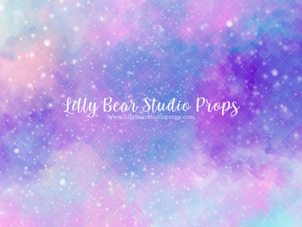 Unicorn Galaxy - Lilly Bear Studio Props, 60', abstract floral, artistic floral, blue, blue floral, clouds, colorful, colorful floral, colourful rainbow, colours of the rainbow, cool, dude, fabric, floral, galaxy space, girls, green, green and blue, heart, hip, hippie, moon, painted rainbow, pastel, pink, poly, rainbow, space, stars, tie dye, vinyl, Wrinkle Free Fabric