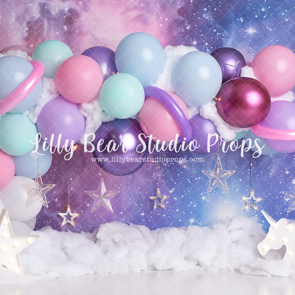 Unicorn Galaxy by Sweet Memories Photos By Carolyn sold by Lilly Bear Studio Props, balloon - balloon chic - balloon ga