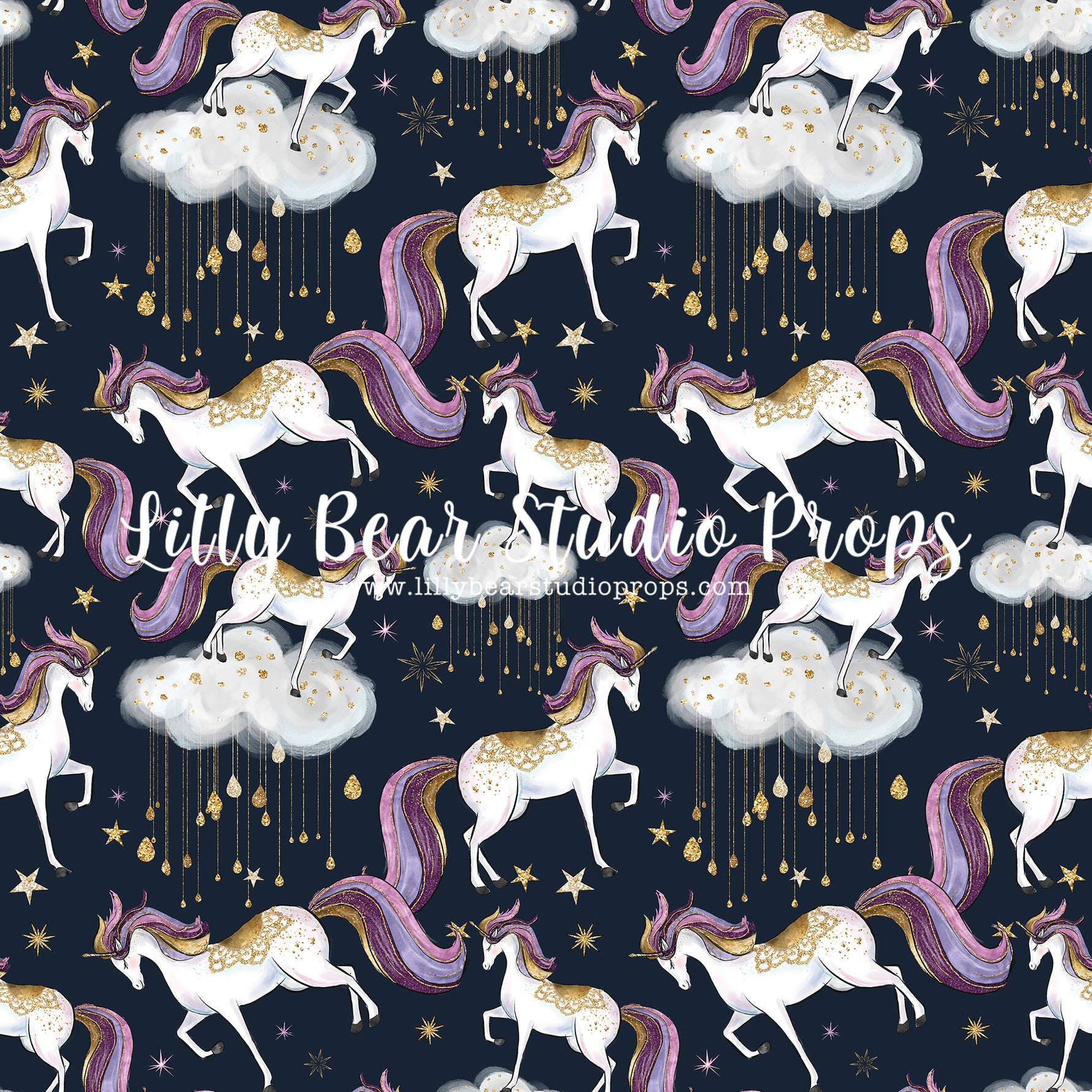 Unicorns In The Clouds by Lilly Bear Studio Props sold by Lilly Bear Studio Props, animal - circus - circus horse - clo
