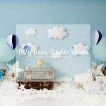 Up Up and Away Away - Lilly Bear Studio Props, air balloons, balloons, clouds, colourful clouds, cotton clouds, floating clouds, hot air balloon, hot air balloon rainbow, hot air balloons, hot airballoon, pink hot air balloon