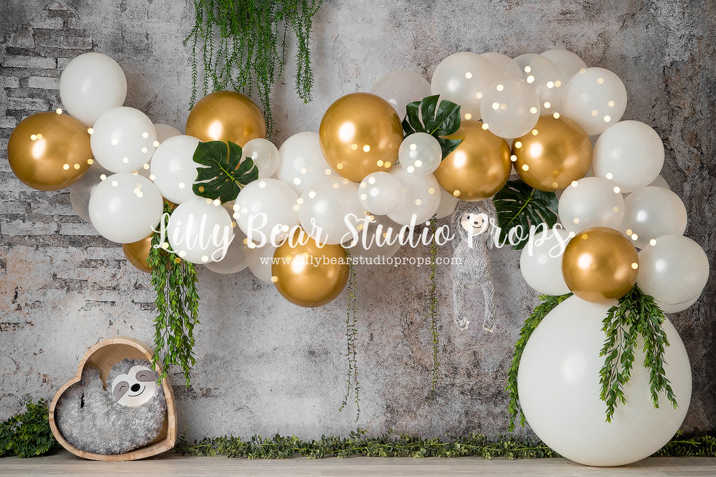 Urban Sloth by Jessica Ruth Photography sold by Lilly Bear Studio Props, animals - baby jungle - dessert island - grung