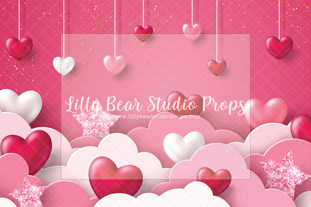 Valentine Clouds - Lilly Bear Studio Props, all my heart, balloon hearts, be still my heart, candy hearts, cupid, FABRICS, girl, girls, gold love, heart, heart flowers, heart love, heart of gold, hearts, hearts and arrows, hearts bokeh, i love you, love, love gold, love is in the air, love shop, love wall, pastel hearts, pattern hearts, pink, pink balloon heart, pink heart, pink heart wall, pink hearts, valentine, valentines, valentines balloons, valentines day