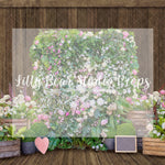 Flower Barnwood Wall - Lilly Bear Studio Props, cupid, Fabric, FABRICS, floral, flower garden, flower shop, flower wall, heart balloons, love shop, outdoor clouds, outdoor valentines, red and pink, red roses, valentine, valentine backdrop, valentine booth, valentine day shop, valentine flowers, valentine's card, valentine's day shop, valentines, valentines booth, valentines day, valentines kisses, Wrinkle Free Fabric