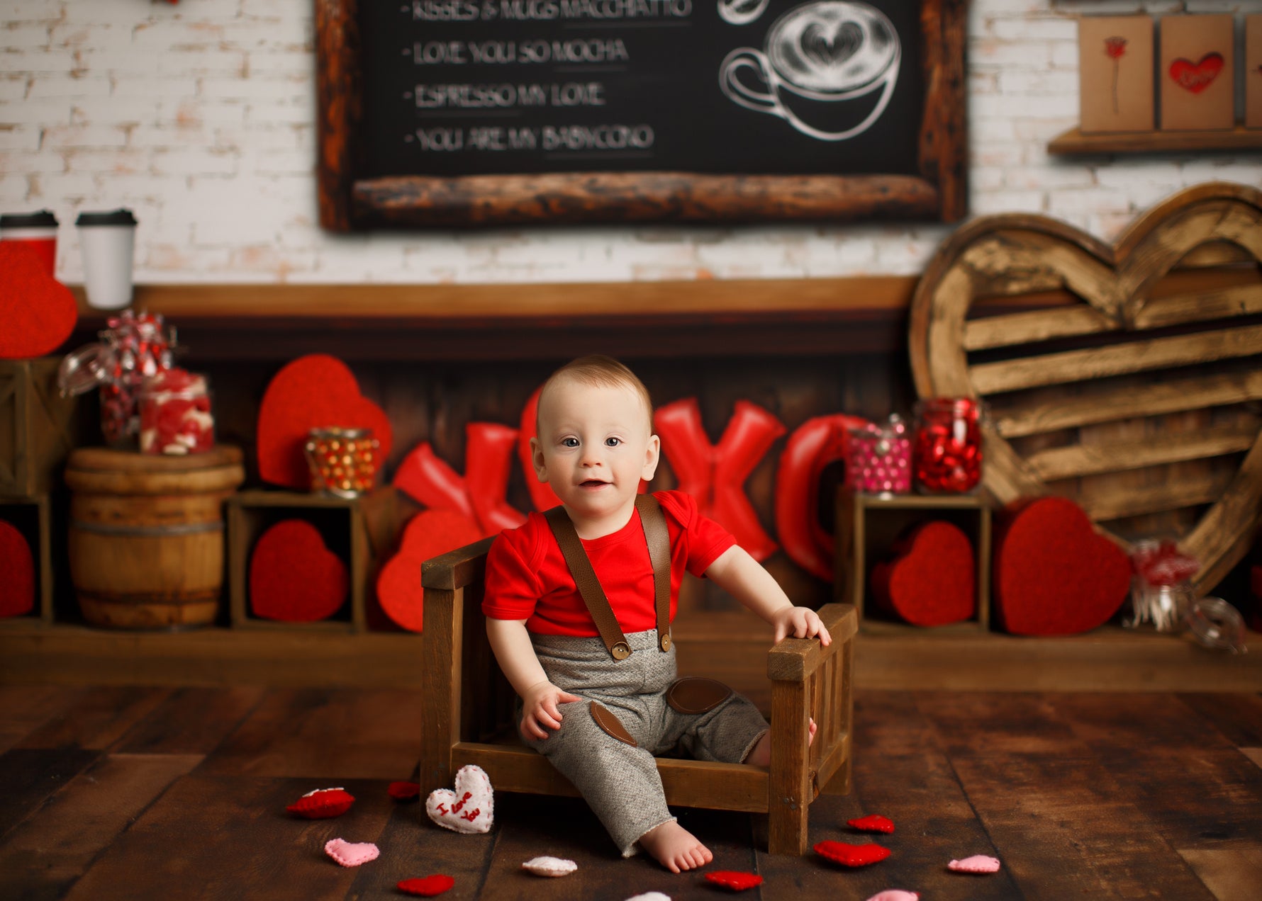 Valentines Cafe - Lilly Bear Studio Props, boy, Fabric, FABRICS, girl, heart, hot chocolate, love, love you a latte, valentines, valentines cafe, valentines cocoa shop, valentines coffee shop, valentines day, valentines hot cocoa, Wrinkle Free Fabric
