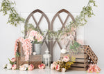 Veronica's Garden - Lilly Bear Studio Props, blush flowers, boho spring, boho teepee, FABRICS, flower garden, flower window, flowers, spring, spring flowers, spring garden, spring window, teepee, teepee tent