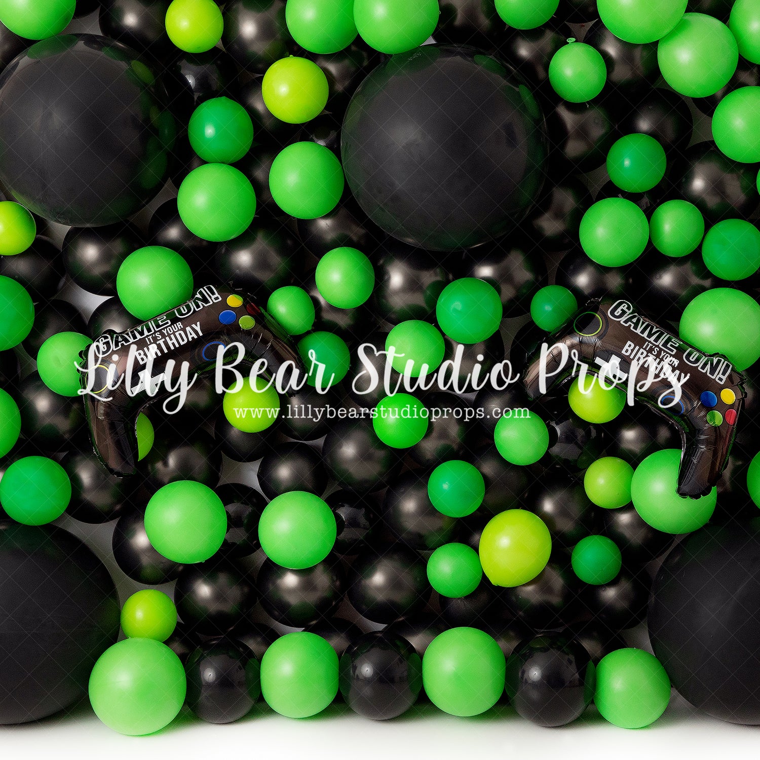 Video Game Bananza by OhSoBeauty Photography sold by Lilly Bear Studio Props, balloon - balloon arch - balloon garland