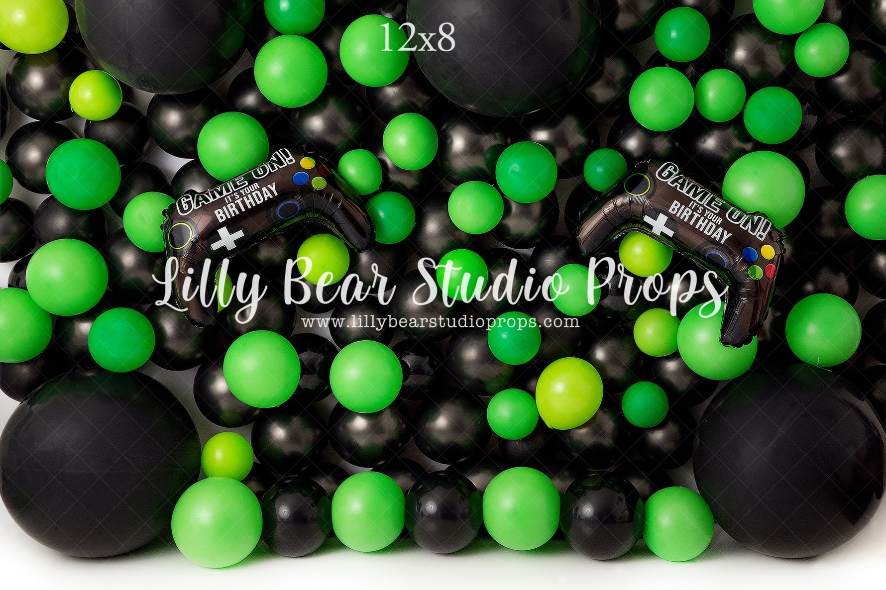 Video Game Bananza by OhSoBeauty Photography sold by Lilly Bear Studio Props, balloon - balloon arch - balloon garland