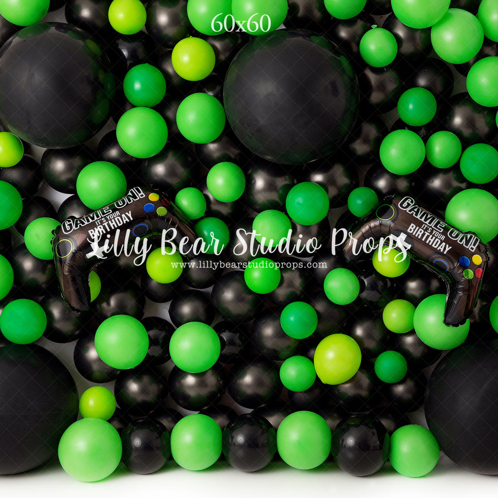 Video Game Bananza by OhSoBeauty Photography sold by Lilly Bear Studio Props, balloon - balloon arch - balloon garland