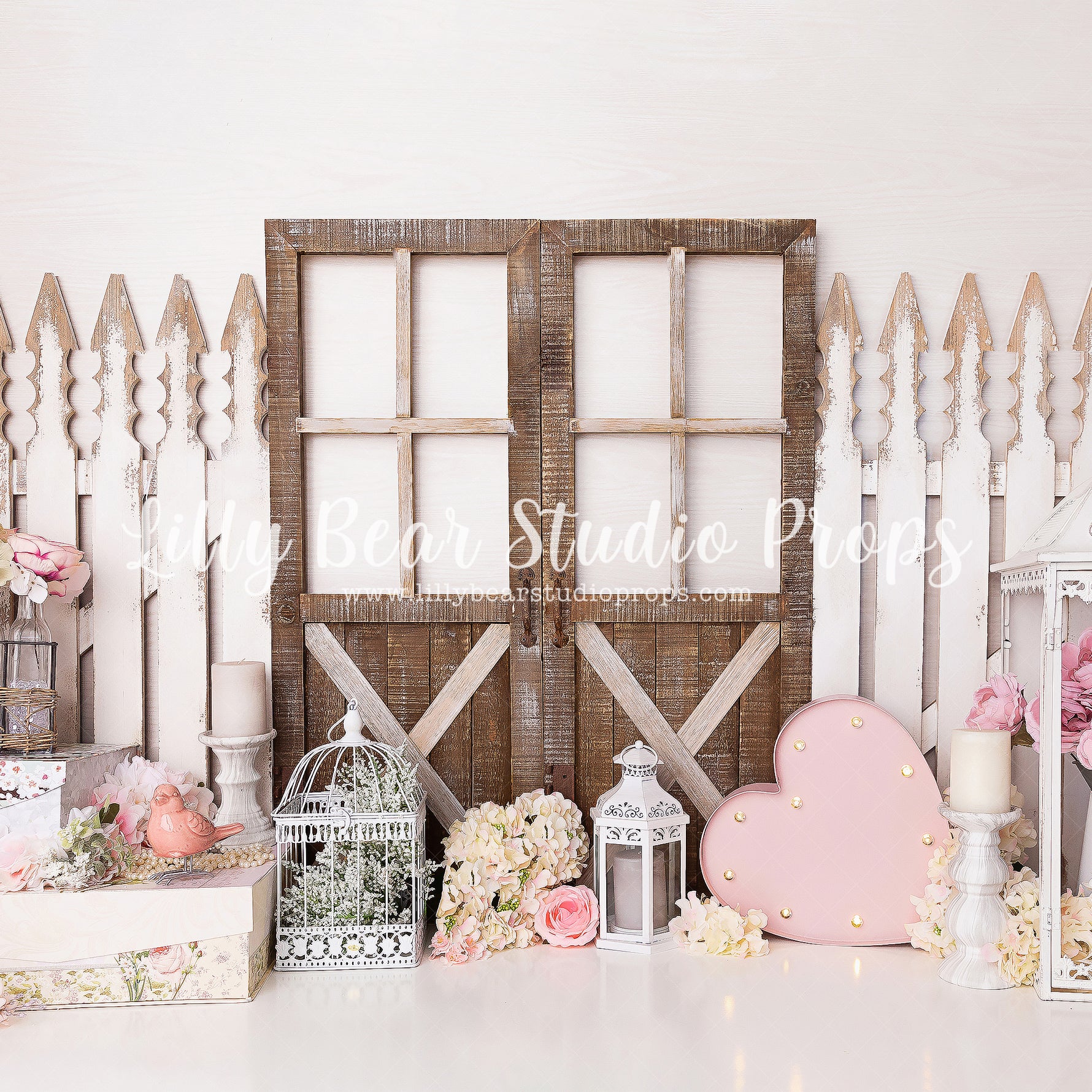 Vintage Garden by Meagan Paige Photography sold by Lilly Bear Studio Props, FABRICS - floral - garden - girl - spring