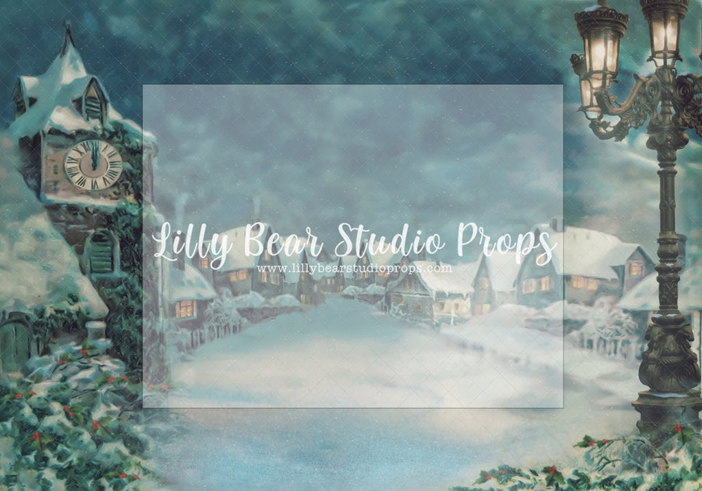 Vintage Holiday Village - Lilly Bear Studio Props, christmas, Cozy, Decorated, Festive, Giving, Holiday, Holy, Hopeful, Joyful, Merry, Peaceful, Peacful, Red & Green, Seasonal, Winter, Xmas, Yuletide