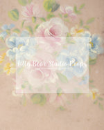 Vintage Pastel - Lilly Bear Studio Props, fine art, floral, girls, hand painted